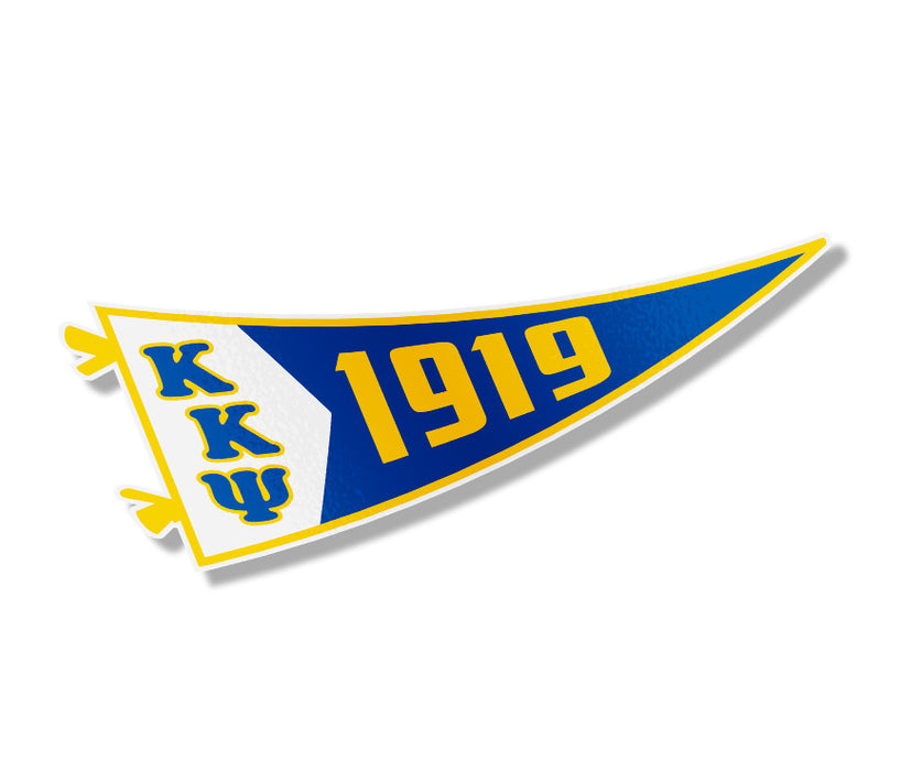 Kappa Kappa Psi Pennant Sticker Kappa Kappa Psi Pennant Sticker