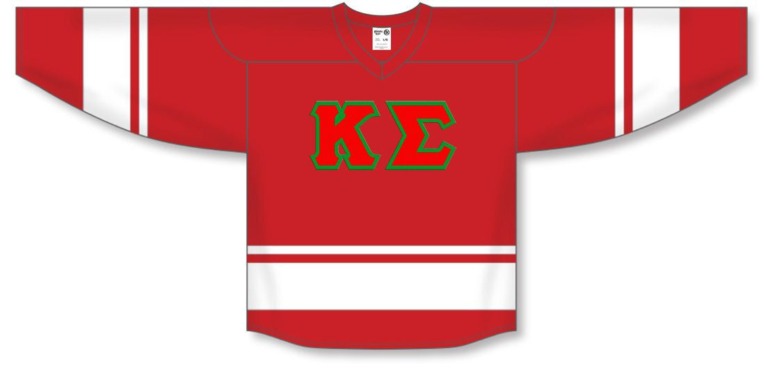 Discount Kappa Sigma Breakaway Lettered Hockey Jersey DISCOUNT-Kappa Sigma Breakaway Lettered Hockey Jersey