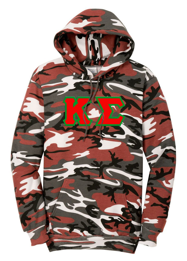 Discount Kappa Sigma Camo Pullover Hooded Sweatshirt DISCOUNT-Kappa Sigma Camo Pullover Hooded Sweatshirt