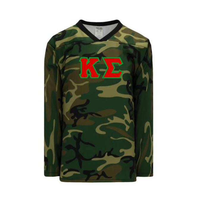 Kappa Sigma Camouflage Lettered Hockey Jersey Kappa Sigma Camouflage Lettered Hockey Jersey