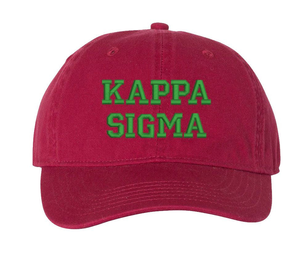 Kappa Sigma Pigment Dyed Baseball Cap Kappa Sigma Pigment Dyed Baseball Cap