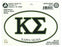 Kappa Sigma Euro Decal Oval Sticker Kappa Sigma Euro Decal Oval Sticker