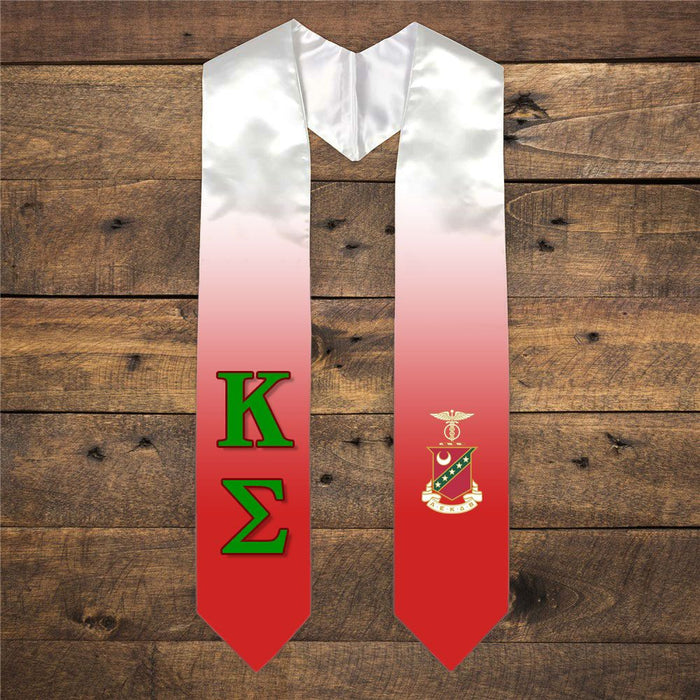 Kappa Sigma Extra Fancy Simple Greek Graduation Stole W Crest Kappa Sigma Extra Fancy Simple Greek Graduation Stole W Crest