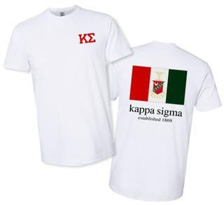 Kappa Sigma Kappa Sigma Flag T-shirts