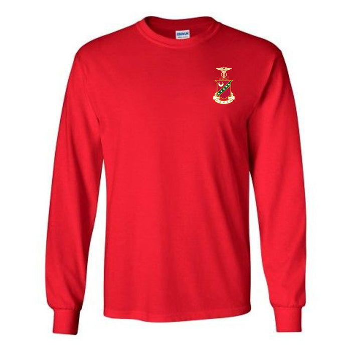 Discount Kappa Sigma Fraternity Crest Shield Longsleeve Tee DISCOUNT-Kappa Sigma Fraternity Crest - Shield Longsleeve Tee