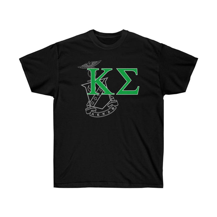 Printify Kappa Sigma Greek Crest Cotton Tee Kappa Sigma Greek Crest Cotton Tee