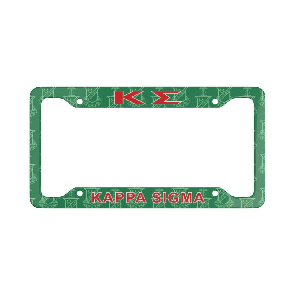 Kappa Sigma License Plate Frame New Kappa Sigma License Plate Frame - New