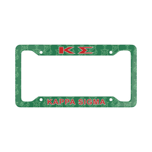 Kappa Sigma Kappa Sigma License Plate Frame - New