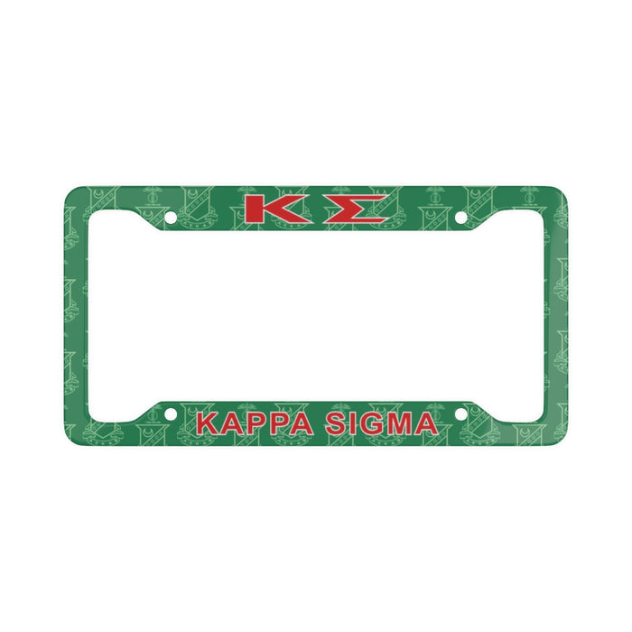 Kappa Sigma License Plate Frame New Kappa Sigma License Plate Frame - New