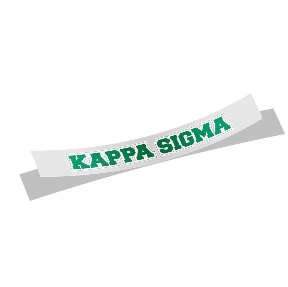 Kappa Sigma Long Window Sticker Kappa Sigma Long Window Sticker
