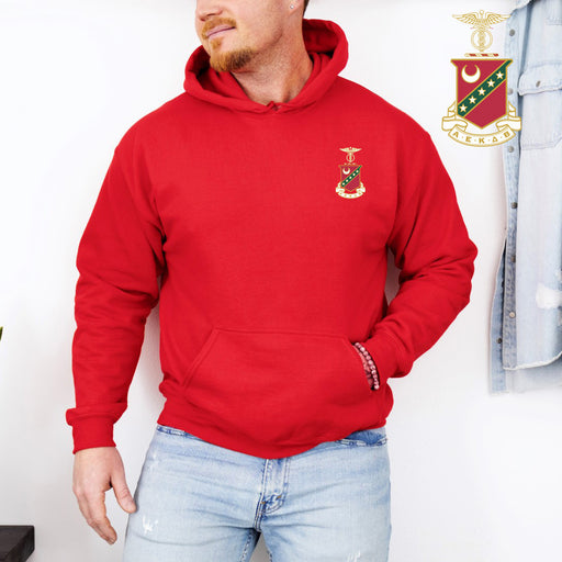 Sweatshirts DISCOUNT-Kappa Sigma Crest - Shield Emblem Hooded Sweatshirt