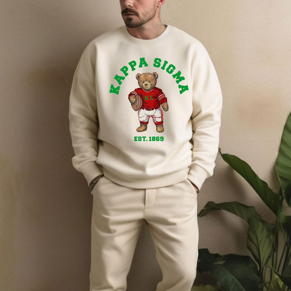 Kappa Sigma Teddy Bear Crewneck Sweatshirt Kappa Sigma Teddy Bear Crewneck Sweatshirt