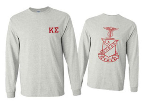 Kappa Sigma Kappa Sigma World Famous Crest Long Sleeve T-Shirt