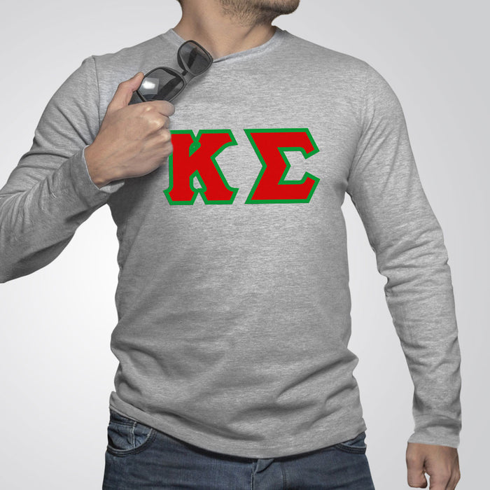 Kappa Sigma Custom Twill Long Sleeve T Shirt Kappa Sigma Custom Twill Long Sleeve T-Shirt