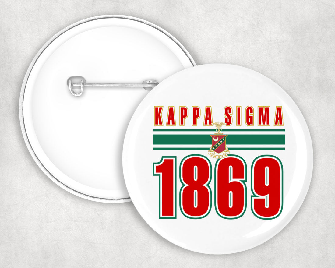 Kappa Sigma Est Year Button Kappa Sigma Est Year Button