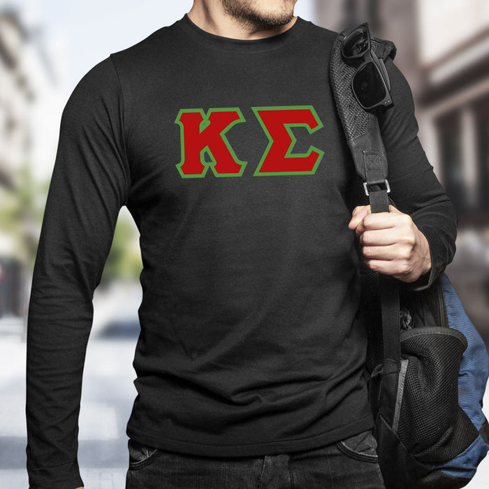 Kappa Sigma Lettered Long Sleeve Shirt Kappa Sigma Lettered Long Sleeve Shirt