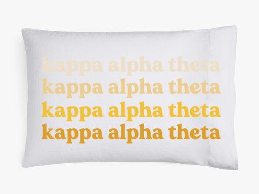 Homedecorgifts Kappa Alpha Theta Ombre Retro Pillowcases