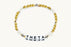 Kappa Alpha Theta Glass Name Bead Bracelet Kappa Alpha Theta Glass Name Bead Bracelet