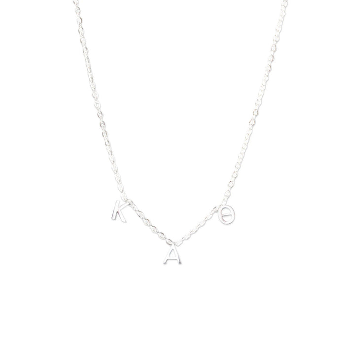 Kappa Alpha Theta Silver Letter Necklaces Kappa Alpha Theta Silver Letter Necklaces