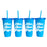 Kappa Kappa Gamma Glitter Color Changing Cup 4 Pack Kappa Kappa Gamma Glitter Color Changing Cup 4-Pack