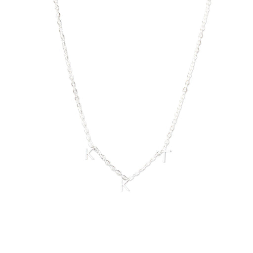 Kappa Kappa Gamma Silver Letter Necklaces