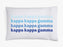 Kappa Kappa Gamma Ombre Retro Pillowcases Kappa Kappa Gamma Ombre Retro Pillowcases