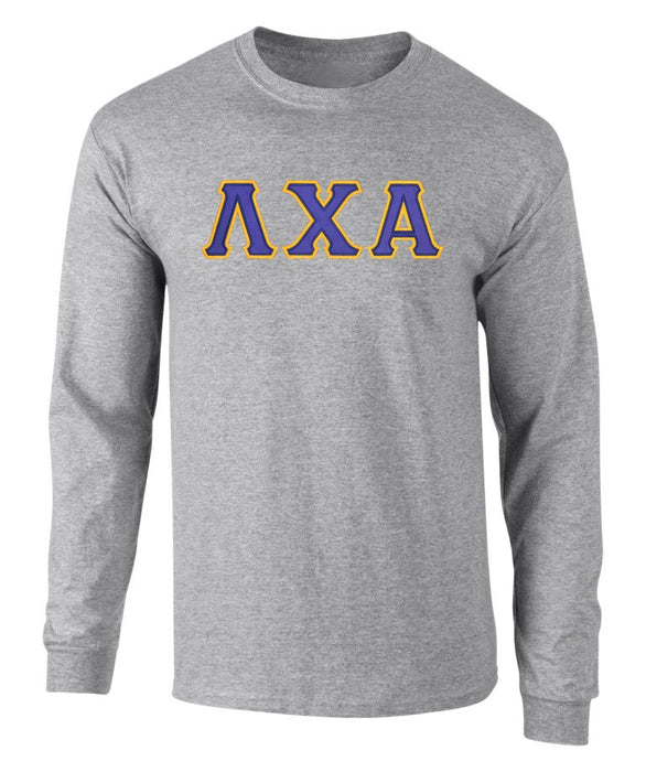 Lambda Chi Alpha 2 Day Ship Twill Long Sleeve Tee Lambda Chi Alpha - 2 Day Ship Twill Long Sleeve Tee