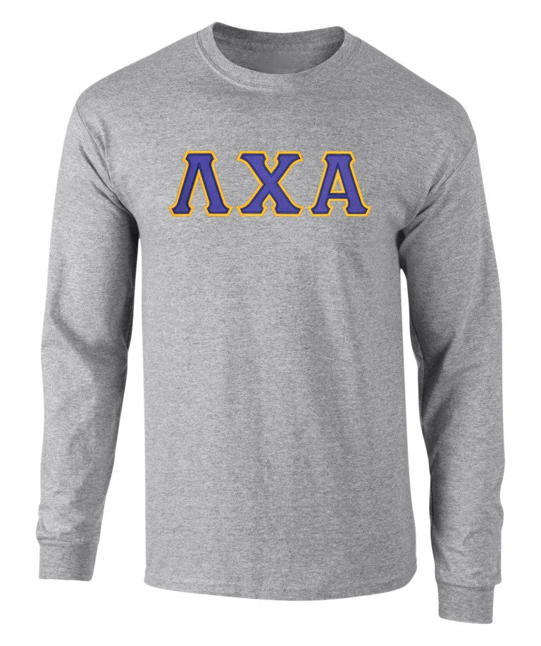 Lambda Chi Alpha 2 Day Ship Twill Long Sleeve Tee Lambda Chi Alpha - 2 Day Ship Twill Long Sleeve Tee