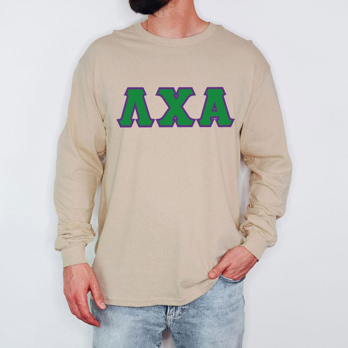 Lambda Chi Alpha 2 Day Ship Twill Long Sleeve Tees Lambda Chi Alpha - 2 Day Ship Twill Long Sleeve Tees