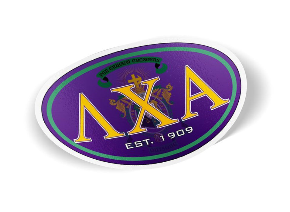 Lambda Chi Alpha Color Oval Decal Lambda Chi Alpha Color Oval Decal