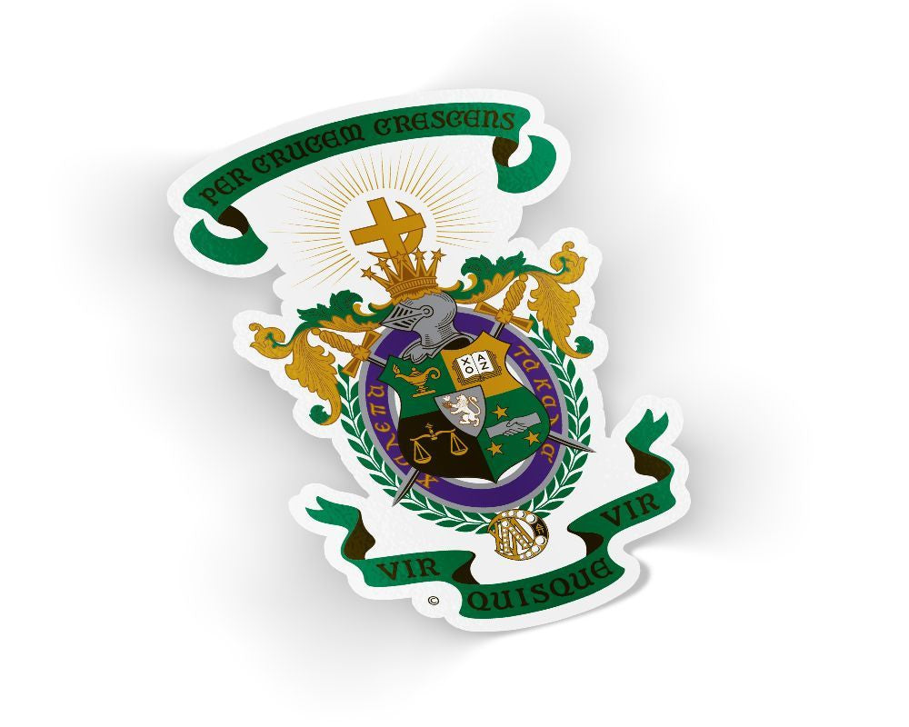 Lambda Chi Alpha Die Cut Crest Sticker Lambda Chi Alpha Die Cut Crest Sticker