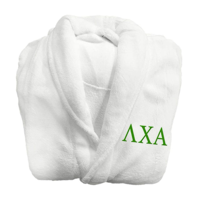 Lambda Chi Alpha Fraternity Lettered Bathrobe Lambda Chi Alpha Fraternity Lettered Bathrobe