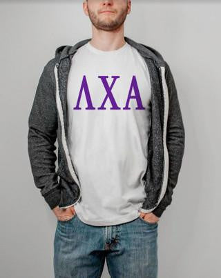 Printify Lambda Chi Alpha Lettered Tee $24.95 Lambda Chi Alpha LETTERED TEE - $24.95