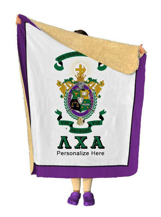 Lambda Chi Alpha Sherpa Lap Blanket Lambda Chi Alpha Sherpa Lap Blanket