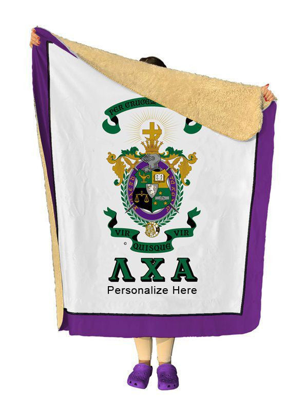 Lambda Chi Alpha Sherpa Lap Blanket Lambda Chi Alpha Sherpa Lap Blanket