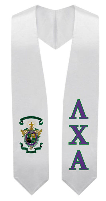 Lambda Chi Alpha Super Crest Shield Graduation Stole Lambda Chi Alpha Super Crest - Shield Graduation Stole