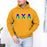 Printify Lambda Chi Alpha Two Toned Greek Lettered Hooded Sweatshirts Lambda Chi Alpha Two Toned Greek Lettered Hooded Sweatshirts