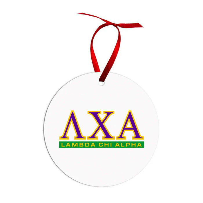 Lambda Chi Alpha Classic Circle Ornaments Lambda Chi Alpha Classic Circle Ornaments