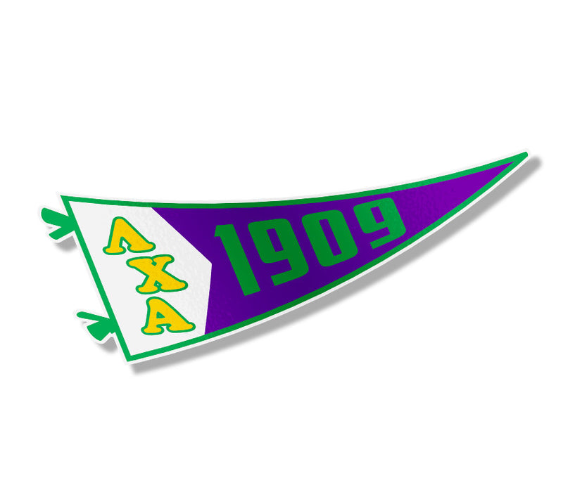Lambda Chi Alpha Pennant Sticker Lambda Chi Alpha Pennant Sticker