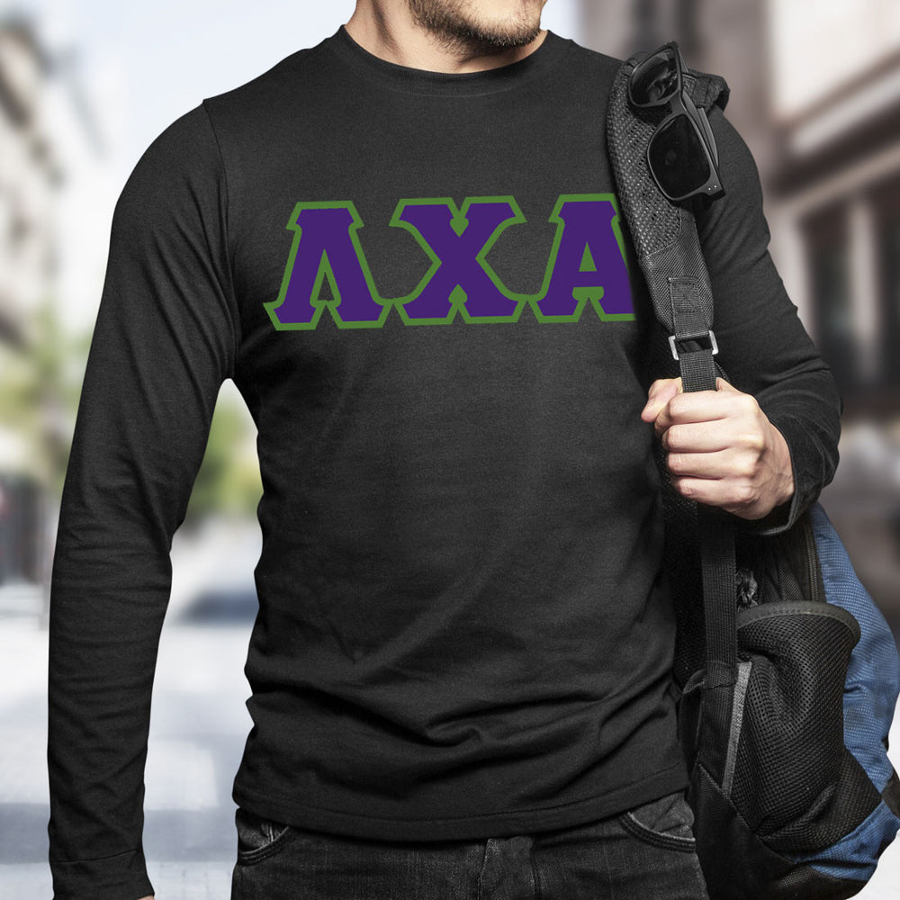 Lambda Chi Alpha Lettered Long Sleeve Shirt Lambda Chi Alpha Lettered Long Sleeve Shirt