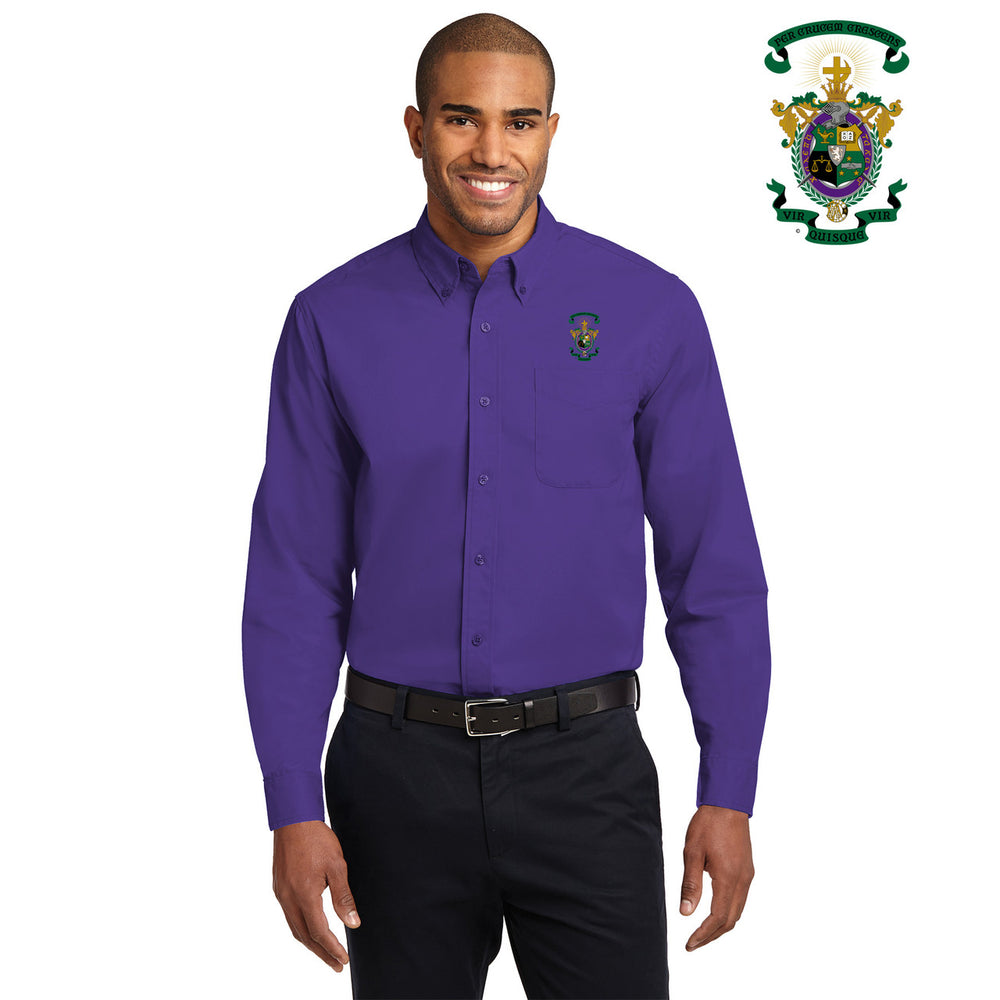 Discount Lambda Chi Alpha Long Sleeve Oxford DISCOUNT-Lambda Chi Alpha Long Sleeve Oxford
