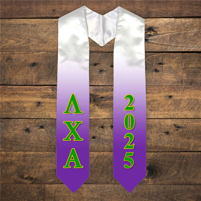 Lambda Chi Alpha Extra Fancy Greek Graduation Stole W Year Lambda Chi Alpha Extra Fancy Greek Graduation Stole W Year