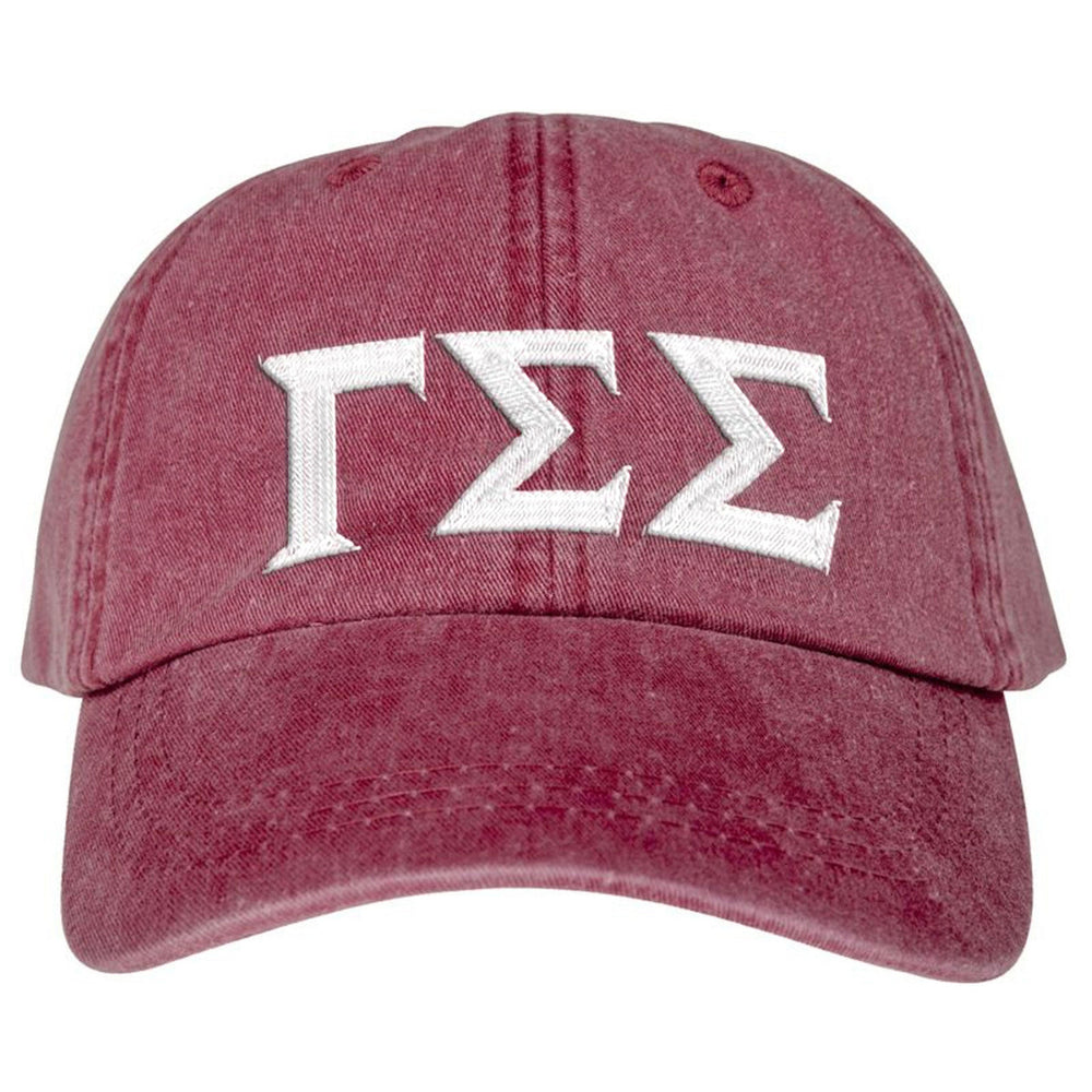 Gamma Sigma Sigma Lettered Premium Pastel Hat Gamma Sigma Sigma Lettered Premium Pastel Hat