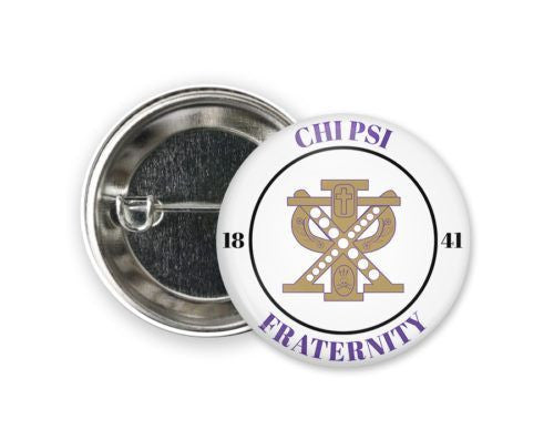 Chi Psi Seal Button Chi Psi Seal Button