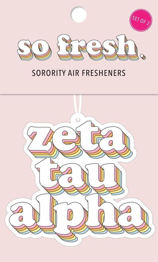 Zeta Tau Alpha Retro Air Freshener (2 Pack) Zeta Tau Alpha Retro Air Freshener (2 pack)