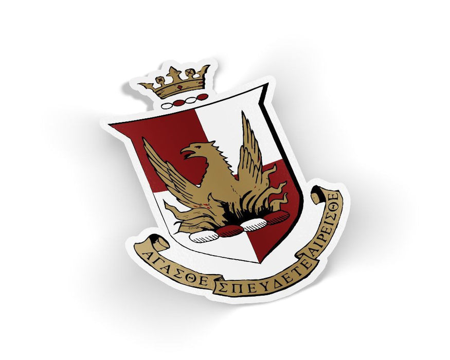 Alpha Sigma Alpha Die Cut Crest Sticker Alpha Sigma Alpha Die Cut Crest Sticker