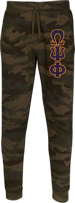 Omega Psi Phi 2 Day Ship Camo Twill Jogger Pants Omega Psi Phi 2 Day Ship Camo Twill Jogger Pants