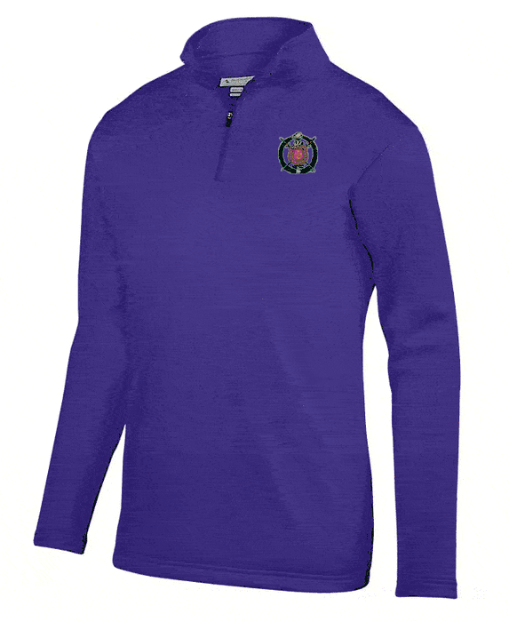 Discount Omega Psi Phi World Famous Crest Shield Wicking Fleece Pullover DISCOUNT-Omega Psi Phi-  World famous-Crest - Shield Wicking Fleece Pullover