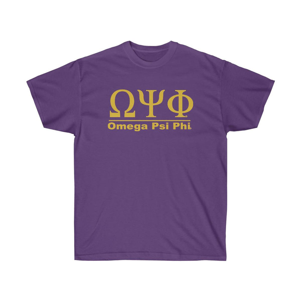 Printify Omega Psi Phi Bar Design Tees Omega Psi Phi Bar Design Tees