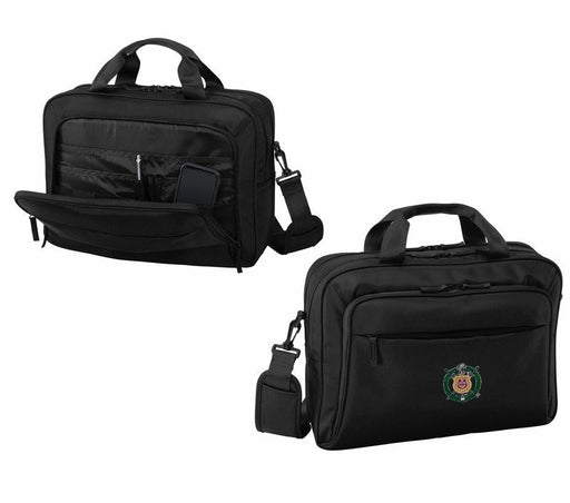 Omega Psi Phi DISCOUNT-Omega Psi Phi Crest - Shield Briefcase Attache